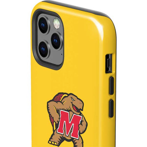 University of Maryland Terps Yellow iPhone 12 Pro Impact Case