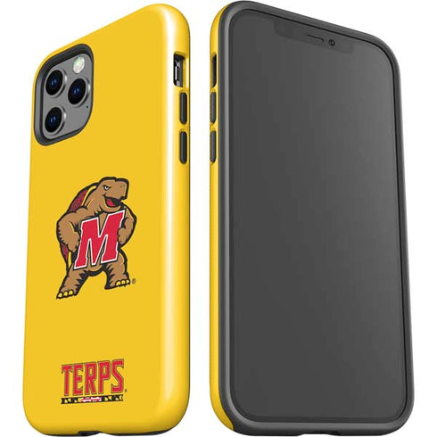 University of Maryland Terps Yellow iPhone 12 Pro Impact Case