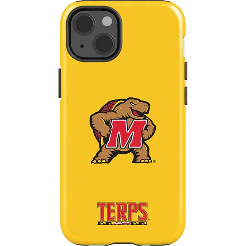 University of Maryland Terps Yellow iPhone 13 Impact Case