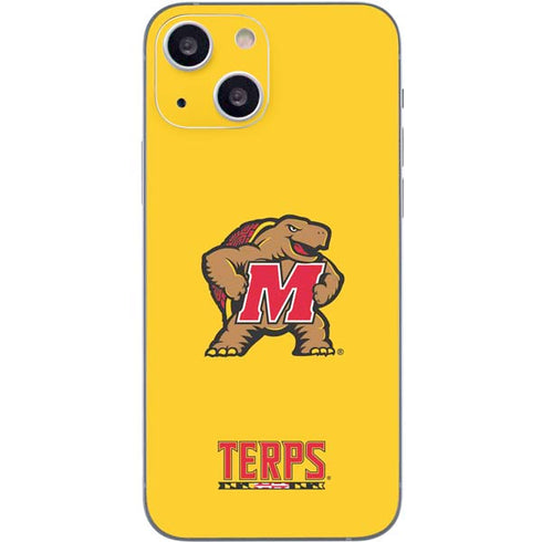 University of Maryland Terps Yellow iPhone 13 Mini Skin