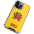 University of Maryland Terps Yellow iPhone 13 Pro Clear Case