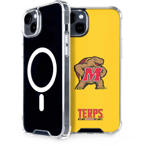 University of Maryland Terps Yellow iPhone 14 MagSafe Case