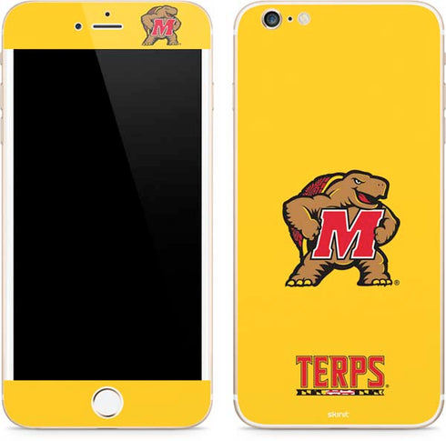 University of Maryland Terps Yellow iPhone 6/6s Plus Skin