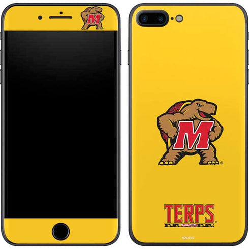University of Maryland Terps Yellow iPhone 7 Plus Skin