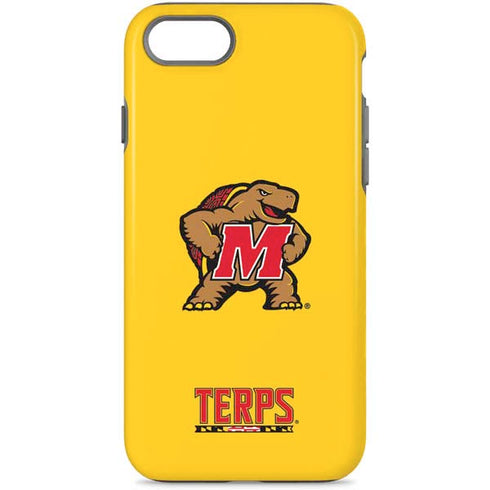 University of Maryland Terps Yellow iPhone 8 Pro Case