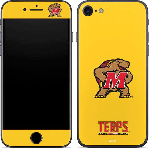 University of Maryland Terps Yellow iPhone 8 Skin