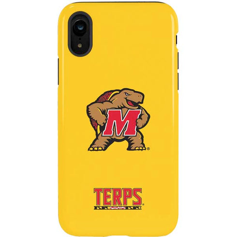 University of Maryland Terps Yellow iPhone XR Pro Case