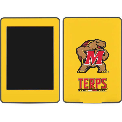 University of Maryland Terps Yellow Amazon Kindle Skin