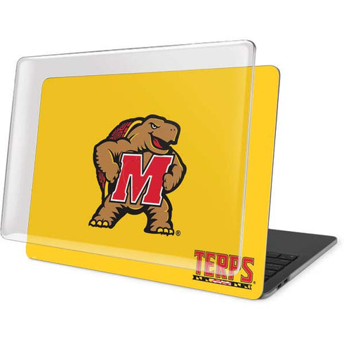 University of Maryland Terps Yellow MacBook Pro 16in (2019-20) Case plus Skin