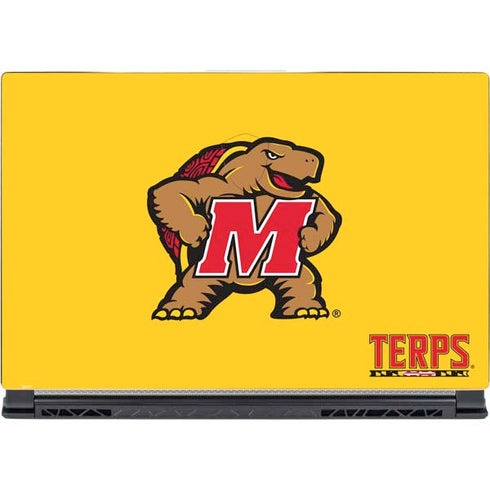 University of Maryland Terps Yellow MSI GS65 Stealth Laptop Skin