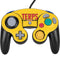 University of Maryland Terps Yellow Nintendo GameCube Controller Skin