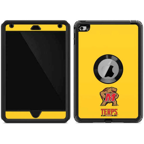 University of Maryland Terps Yellow Otterbox Defender iPad Skin