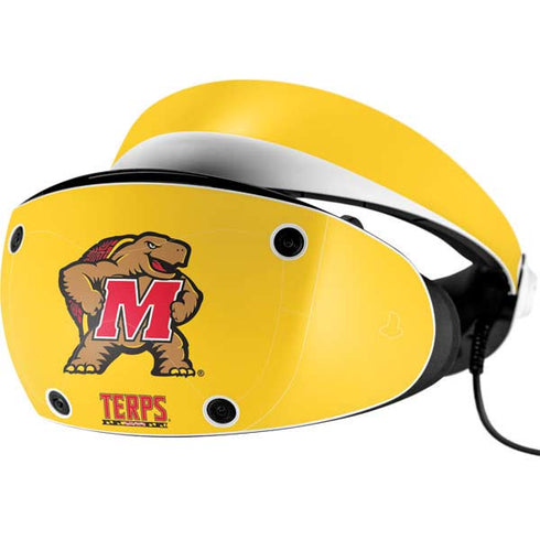 University of Maryland Terps Yellow PlayStation VR2 Skin