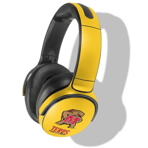 University of Maryland Terps Yellow Skullcandy Venue Skin