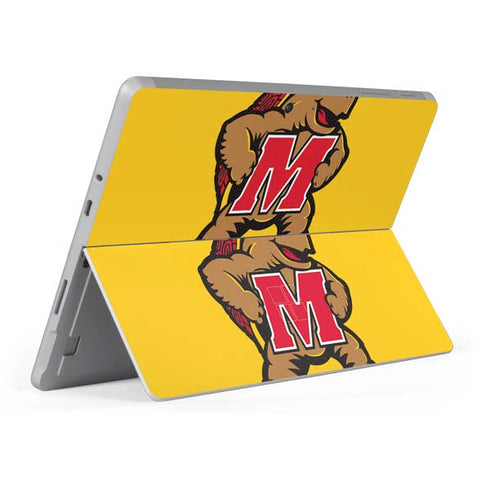 University of Maryland Terps Yellow Surface Go Skin