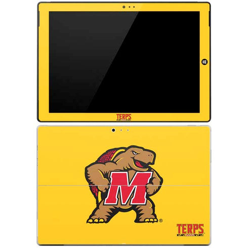 University of Maryland Terps Yellow Surface Pro 3 Skin