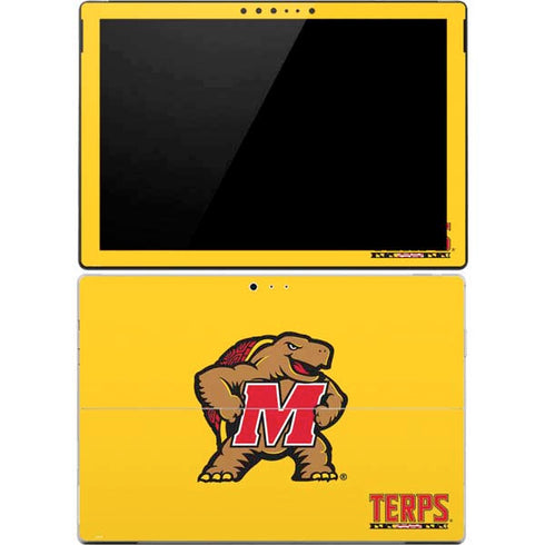 University of Maryland Terps Yellow Surface Pro 4 Skin