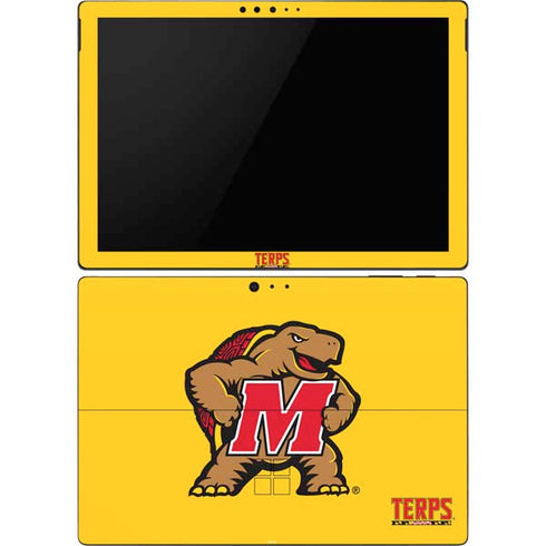University of Maryland Terps Yellow Surface Pro 6 Skin