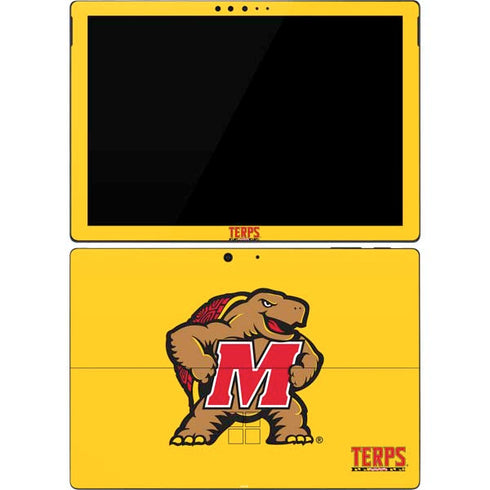 University of Maryland Terps Yellow Surface Pro 7 Skin