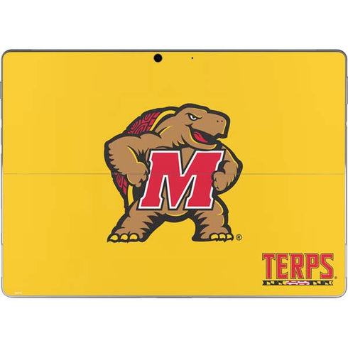 University of Maryland Terps Yellow Surface Pro 9 Skin