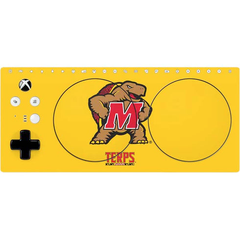 University of Maryland Terps Yellow Xbox Adaptive Controller Skin