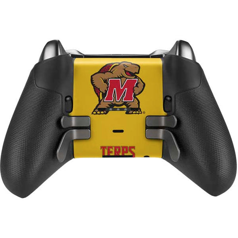 University of Maryland Terps Yellow Xbox Elite Wireless Controller Series 2 Skin