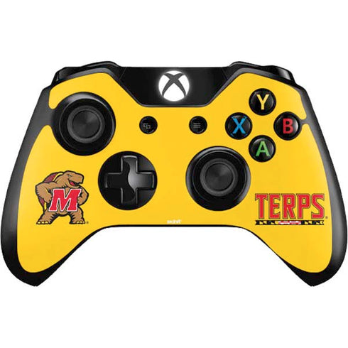 University of Maryland Terps Yellow Xbox One Controller Skin