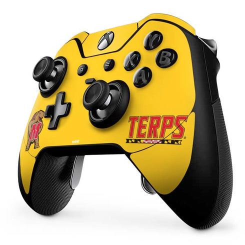 University of Maryland Terps Yellow Xbox One Elite Controller Skin