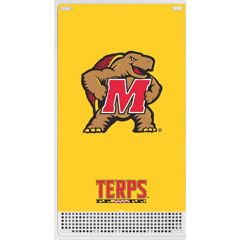 University of Maryland Terps Yellow Xbox Series S Bundle Skin