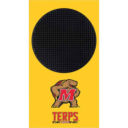 University of Maryland Terps Yellow Xbox Series S Console Skin