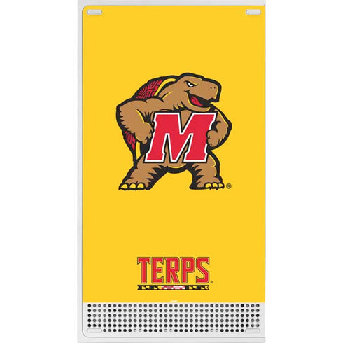 University of Maryland Terps Yellow Xbox Series S Console Skin