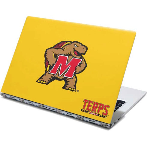 University of Maryland Terps Yellow Yoga 910 2-in-1 14in Touch-Screen Skin