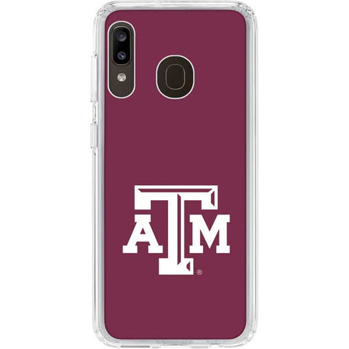 Texas A&M University TAM Galaxy A20 Clear Case
