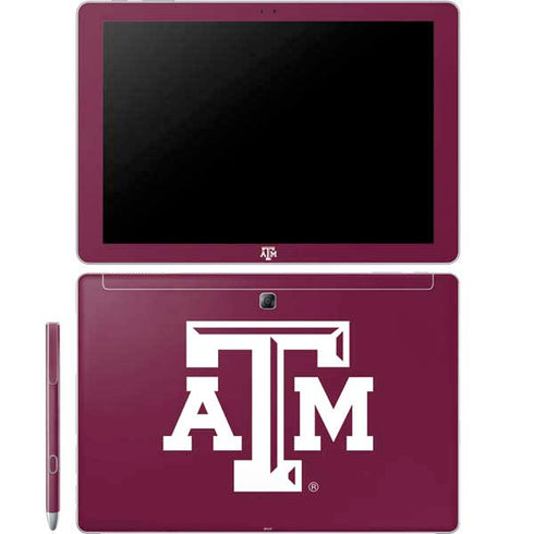 Texas A&M University TAM Galaxy Book 12in Skin