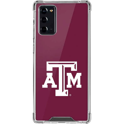 Texas A&M University TAM Galaxy Note20 5G Clear Case