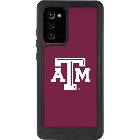 Texas A&M University TAM Galaxy Note20 5G Waterproof Case