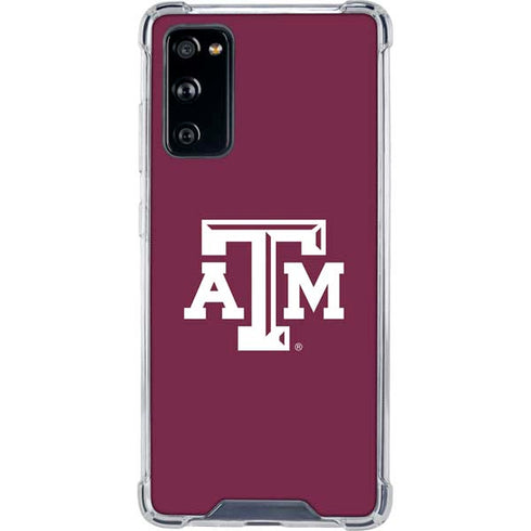 Texas A&M University TAM Galaxy S20 FE Clear Case