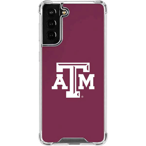 Texas A&M University TAM Galaxy S21 FE Clear Case