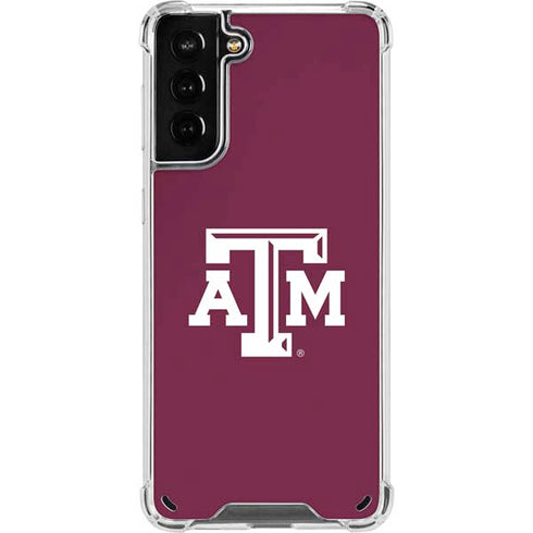 Texas A&M University TAM Galaxy S21 Plus 5G Clear Case