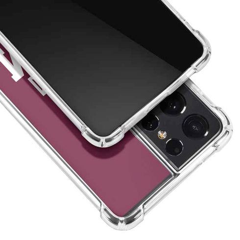 Texas A&M University TAM Galaxy S21 Ultra 5G Clear Case