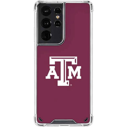 Texas A&M University TAM Galaxy S21 Ultra 5G Clear Case