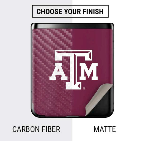 Texas A&M University TAM Galaxy Z Flip Skin
