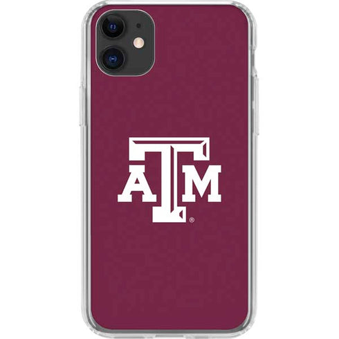 Texas A&M University TAM iPhone 11 Clear Case
