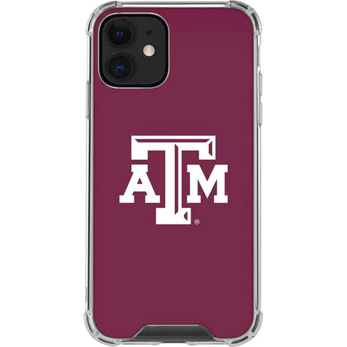 Texas A&M University TAM iPhone 12 Clear Case