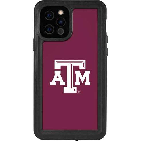 Texas A&M University TAM iPhone 12 Pro Waterproof Case