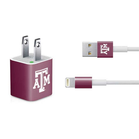 Texas A&M University TAM iPhone Charger (5W USB) Skin