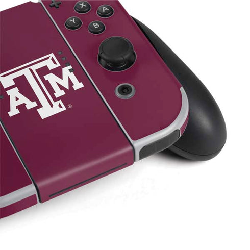 Texas A&M University TAM Nintendo Switch OLED (2021) Skin