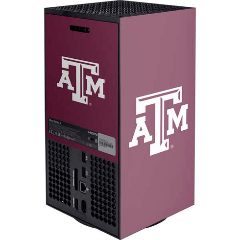 Texas A&M University TAM Xbox Series X Console Skin