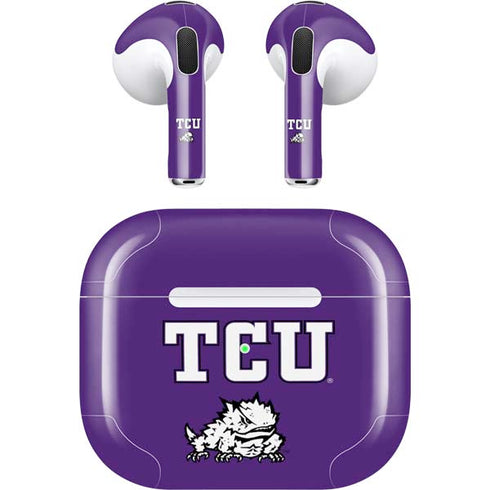 Texas Christian University Mascot Apple AirPods (3rd Gen 2021) Skin