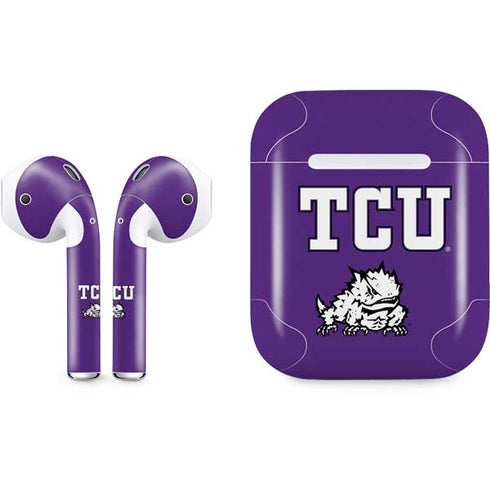 Texas Christian University Mascot Apple AirPods Skin